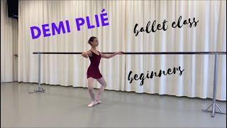 httpswww.primaballetclass.com   Demi Plié - Bar - Beginners