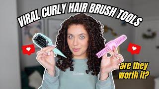 Reviewing Viral Curly Hair Brush Tools