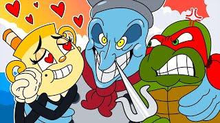 CUPHEAD vs TMNT - The Movie 3D Animation Teenage Mutant Ninja Turtles DLC Delicious Last Course