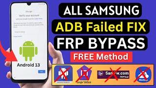 Samsung FRP Bypass ADB Enable Failed New Security 2023  Android 13 FRP Unlock