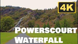 Powerscourt Waterfall Wicklow Walking Tour 4k 60FPS UHD