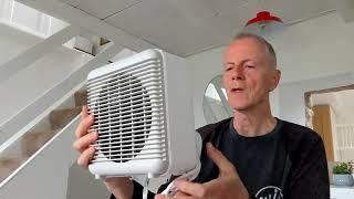 Challenge 2kW Upright Fan Heater Review  Argos  Sainsburys  Unboxing  Product Review  Electric