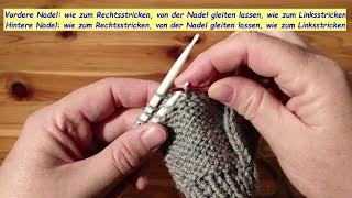 Maschenstich - Unsichtbare Naht für Strickteile