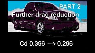 Pickup truck aerodynamics Drag reduction  Part 2