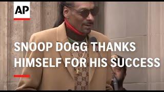 Snoop Dogg thanks himself for his success