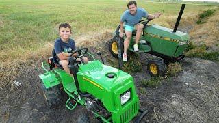 Hudson finds the best kids tractor compilation  Tractors for kids