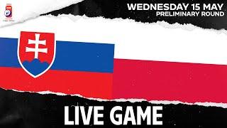 LIVE  Slovakia vs. Poland  2024 #IIHFWorlds