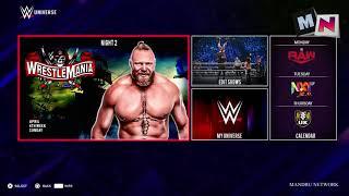 WWE 2K22 PS4 Universe Mode   PS5 X box One improvements concept