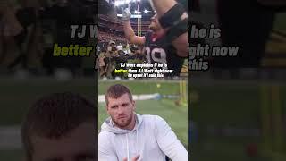 Who’s better TJ Watt or JJ Watt? #nfl #shorts