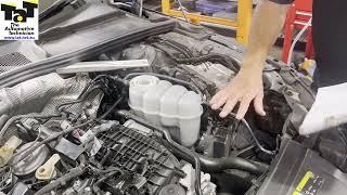 2016 Audi A4 with a coolant leak