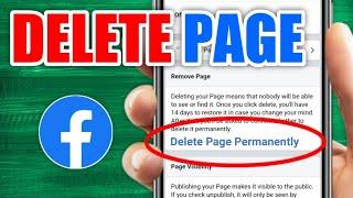 How To DELETE Facebook Page 2024