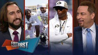 Colorado huge underdogs vs. Oregon Deion Sanders Shilo & Shedeur talk NFL  First Things First