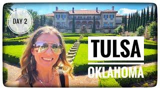 DAY IN TULSA OKLAHOMA  ROAD TRIP OUT WEST TRAVEL VLOG  The Warrens Go West