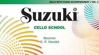 Suzuki Cello 2 - Bourree - G. F. Handel Score Video