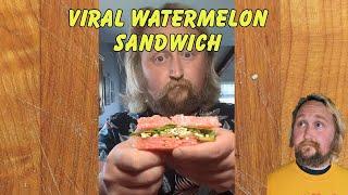 Viral Watermelon Sandwich - Sandwich Dad