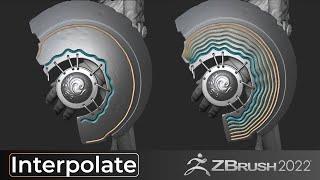 The All New Stroke Interpolation Feature in ZBrush 2022 Ad