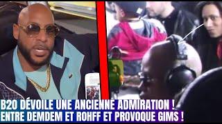 Booba dévoile une Vieille admiration entre Rohff et Demdem être un fan de lui cest dur 