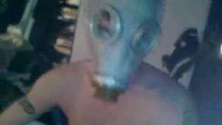 Poppers in a gas mask - amyl nitrate funny as