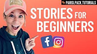 TUTORIAL FB Stories For Beginners #facebookstories