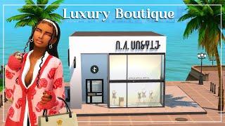 LUXURY HANDBAG BOUTIQUE DEEcorateTHE SIMS 4 CC SPEED BUILD