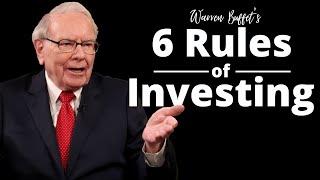 Warren Buffet’s 6 Rules Of Investing