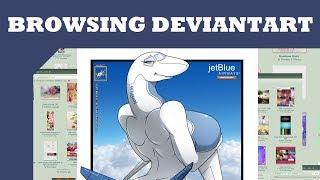 Browsing Deviantart Anthro Planes and More