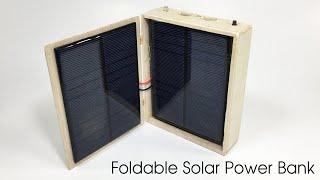 How to make a SOLAR POWER BANK Charger for mobile Dual USB 5V 1A 2 1A