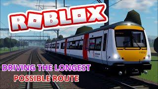 longest train route in Roblox  British railway