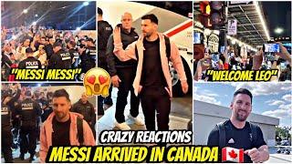 CRAZY Scenes Messis Inter Miami Receives Spectacular Welcome in Montreal - Fans Go Wild