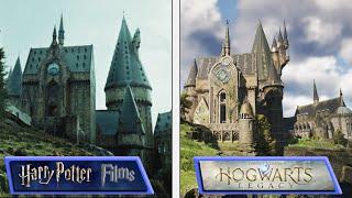 Hogwarts Legacy VS Harry Potter Films  Hogwarts Locations Comparison