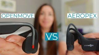 Aftershokz Aeropex VS OpenMove Unboxing and Comparison Review  CYCLING HEADPHONES