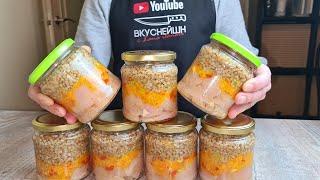 СЪЕЛИ БАНКУ ЗА РАЗ И ПРОСЯТ ЕЩЕ Банка ВЫРУЧАЙКА или вкусное мясо с кашей.