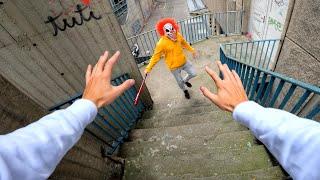 Horror Clowns VS Parkour POV  Halloween Chase VI