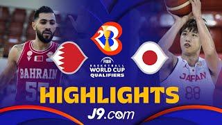  Bahrain vs  Japan  Basketball Highlights - #FIBAWC 2023 Asian Qualifiers