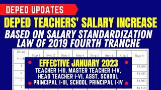 DEPED TEACHERS SALARY INCREASE FOURTH TRANCHE SSL V 2023