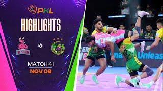 Match Highlights Jaipur Pink Panthers vs Patna Pirates  November 8  PKL Season 11