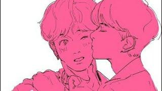 Vkook  Taekook  KookV Jeon Jungkook & Kim Taehyung fanart - Jamais Vu