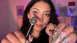 ASMR triggers with a mini microphone   INTENSE ️