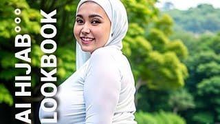 AI HIJAB LOOKBOOK  4K MY AUNTY POSE #shortvideo #ai #artificialintelligence #hjbai