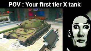 POV Your first Tier X tank World of tanks blitz