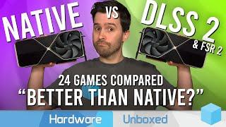 Is DLSS Really Better Than Native? - 24 Game Comparison DLSS 2 vs FSR 2 vs Native