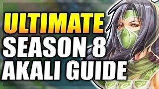 PRE-REWORK AKALI SEASON 8 GUIDE - ULTIMATE AKALI TOPMID GUIDE + ALL MATCHUPS - League of Legends