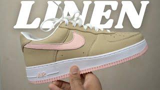 The Return of an ICON - NIKE AIR FORCE 1 LINEN 2024 Review & On Feet