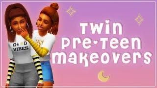 The Sims 4  Lyric to Riches  Twin Girls Pre-Teen Makeovers