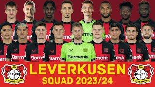 BAYER LEVERKUSEN Squad Season 202324  Bayer Leverkusen  FootWorld