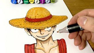 Comment dessiner Luffy facilement - One piece Tutoriel