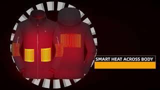 DEWBU 2022 Upgraded 12V Detachable Heated Jacket for winter