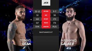 Томаш Дэк vs. Нашхо Галаев  Tomas Deak vs. Nashkho Galaev  ACA 152