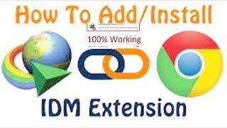 How To Add  IDM Extension To Google Chrome Browser manually 2018  #Target_4_Tech