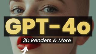 ChatGPT-4o NEW Image Capabilities 3D-Renders Consistent Characters + More